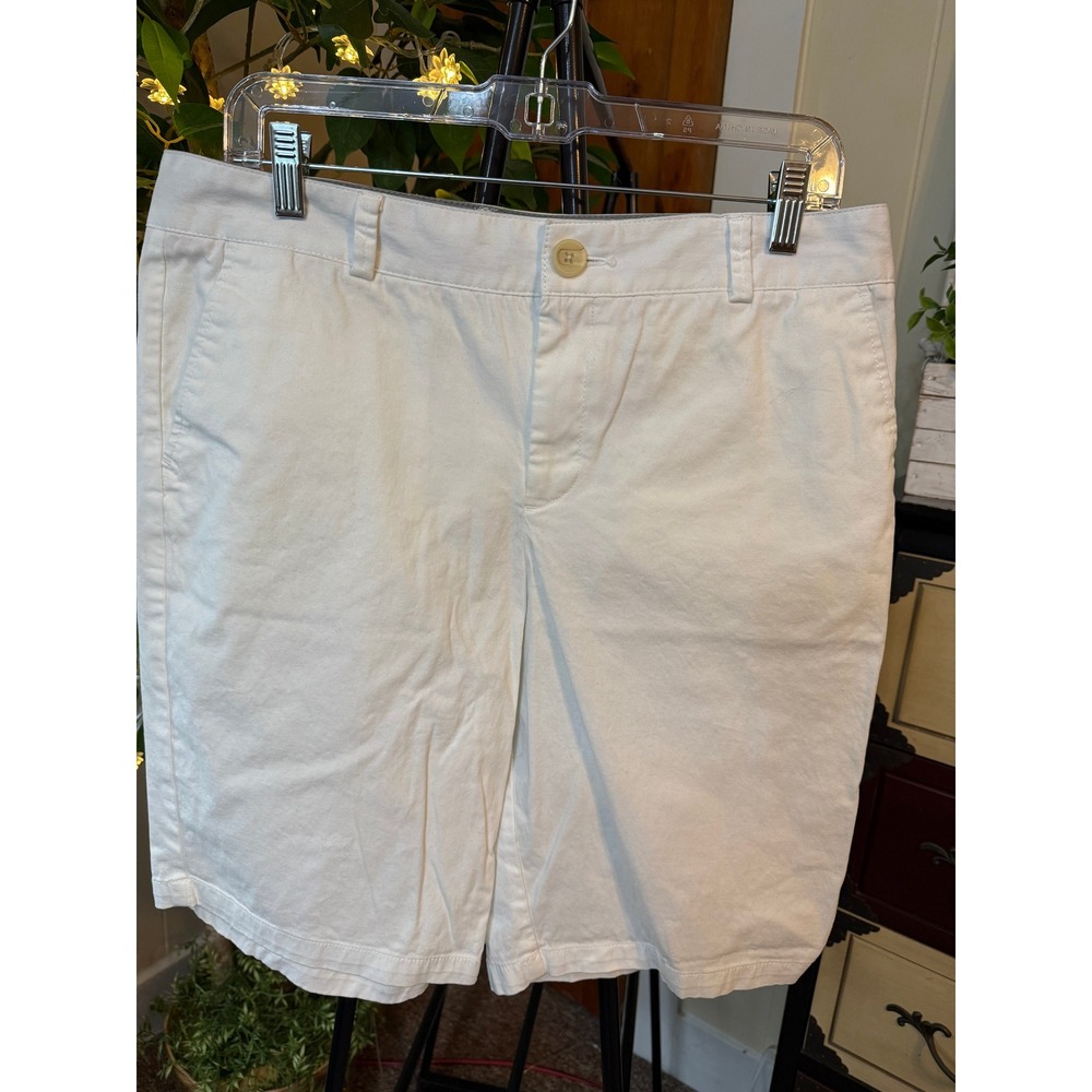 Dockers Womens White Chino Shorts Size 12 | Dockers Shorts